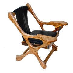 Vintage Don Shoemaker Sling Swinger chair for Senal