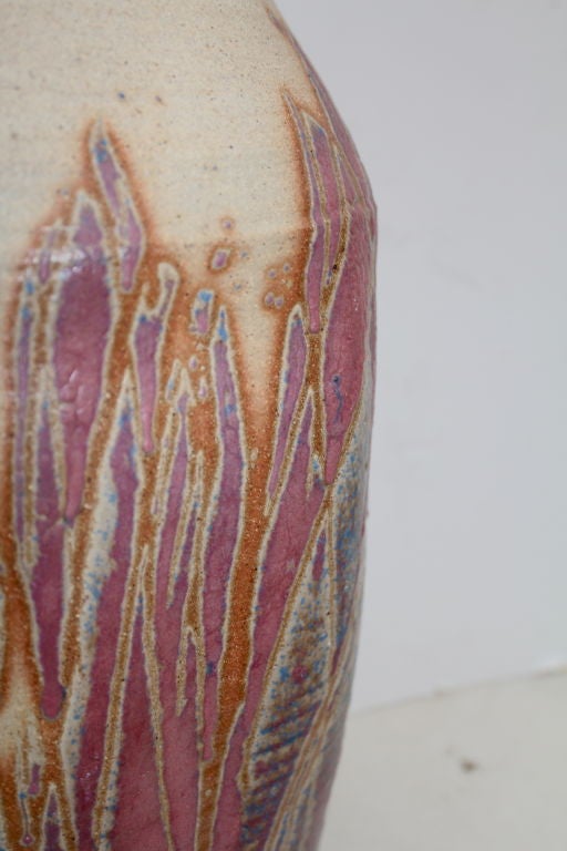 20th Century Geoffrey Borr Chilmark Pottery of Martha's Vineyard large vessel
