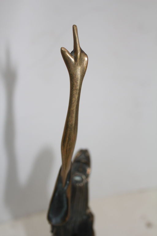 Late 20th Century !974 sculpture of Moses by Tom Bennett