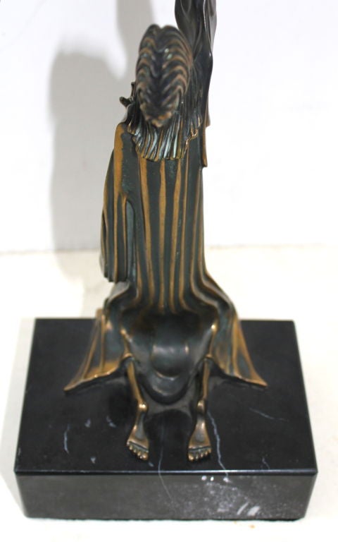 Marble !974 sculpture of Moses by Tom Bennett