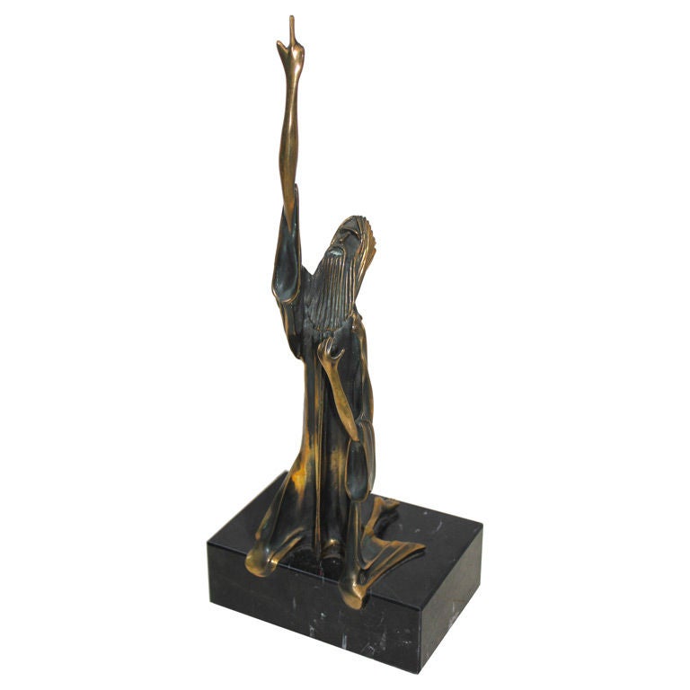 !974 sculpture of Moses by Tom Bennett