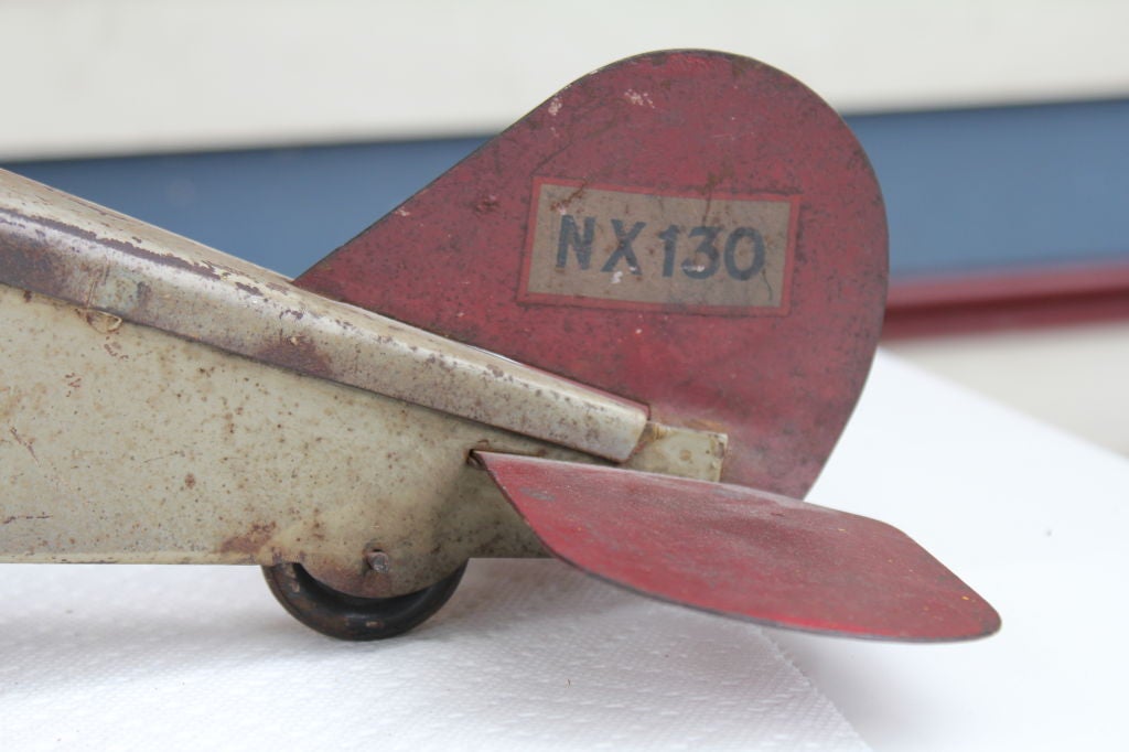 20th Century 1920's Metal Steelcraft Murray airplane model