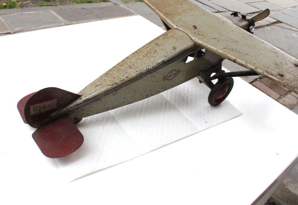 1920's Metal Steelcraft Murray airplane model 2