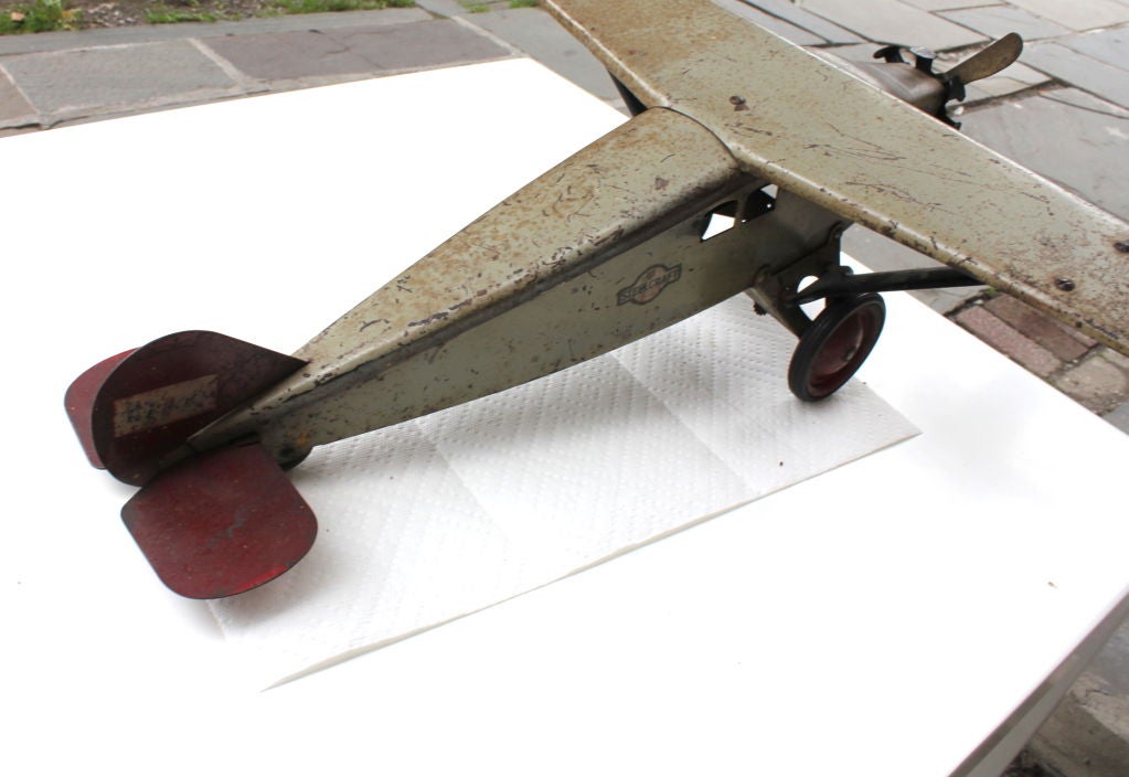 20th Century 1920's Metal Steelcraft Murray airplane model