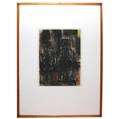 Used Mixed media on paper by Frederick Franck dated 1958