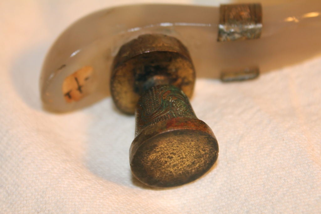 Chinese carved agate belt hook 2