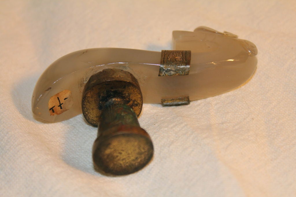 Chinese carved agate belt hook 3