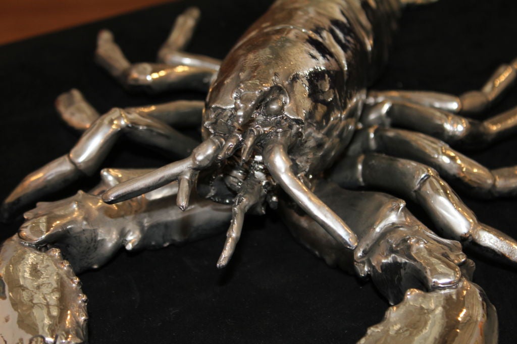 European Electroplated silver-plate or nickel Lobster