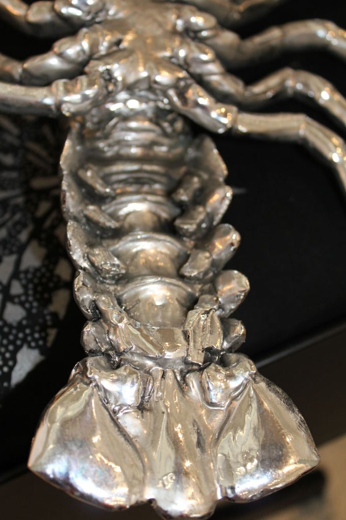 Electroplated silver-plate or nickel Lobster 3