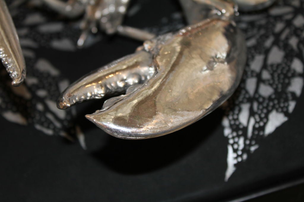 Electroplated silver-plate or nickel Lobster 4