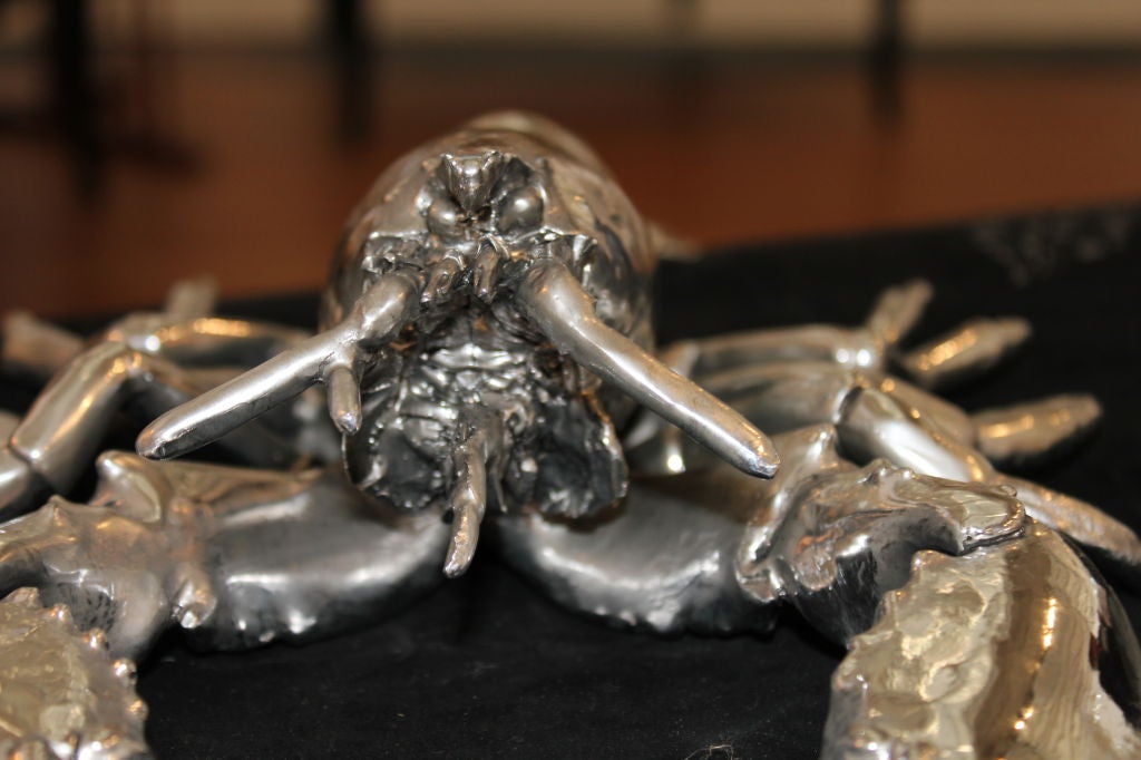 Electroplated silver-plate or nickel Lobster 5