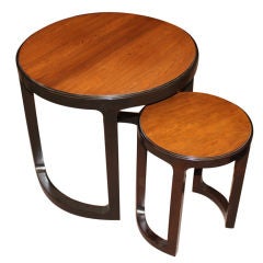 Unusual pair of Dunbar nesting tables