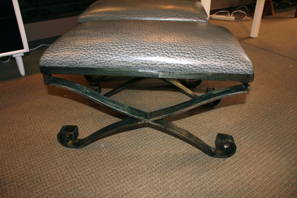 Pair of iron benches from Kip's Bay Showhouse John Bryant