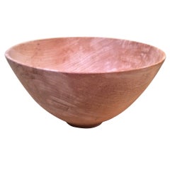 Gene Pozzesi Hand Turned Elegant Wood Bowl