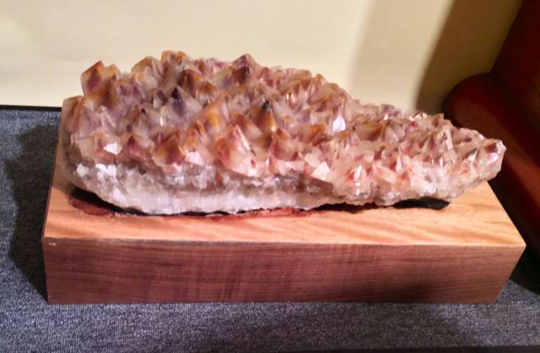 Rare Large Specimen of Mariposa Butterfly, Calcite Mounted 1