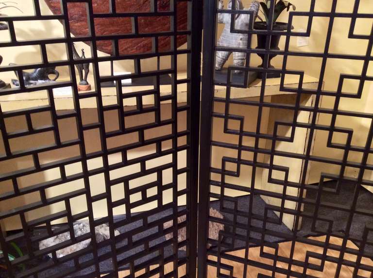 Unknown Asian Wood Room Divider or Screen