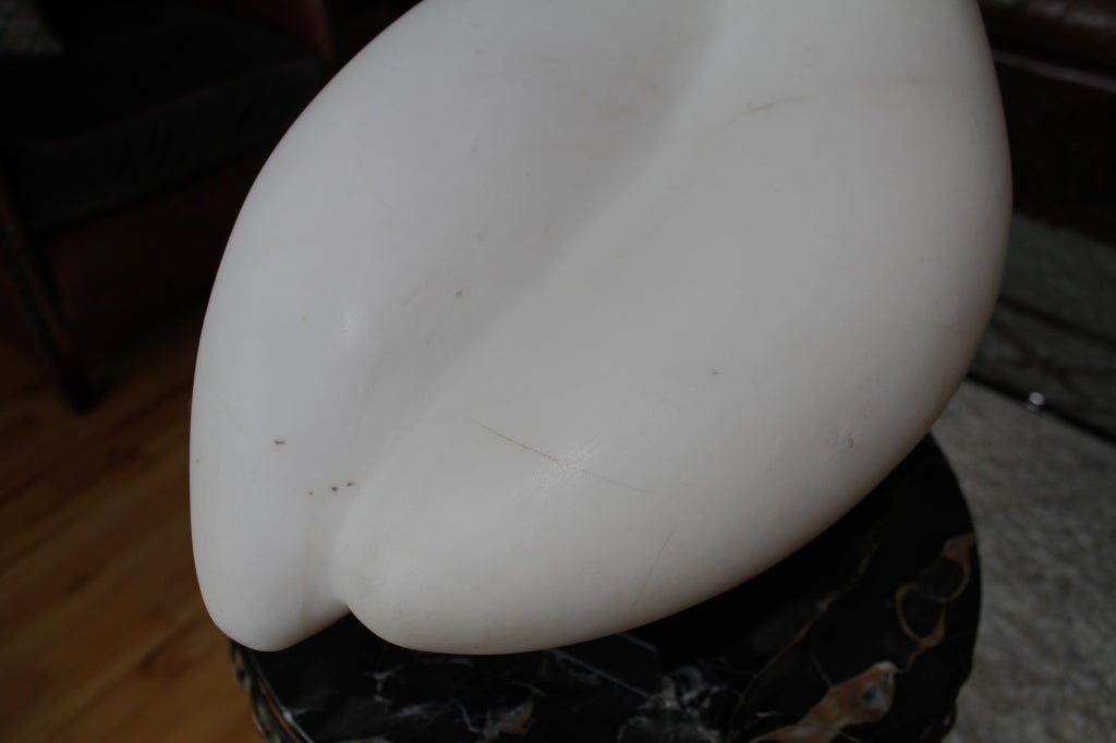 Abstract White Marble Sculpture 2