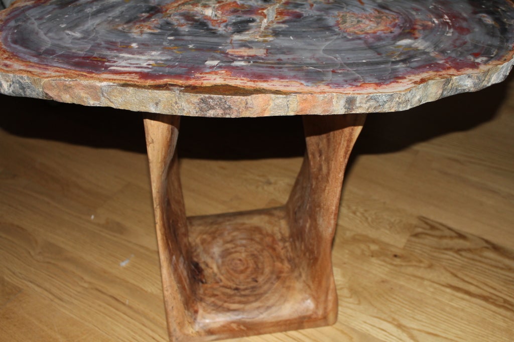 Arizona Petrified wood table In Excellent Condition In Palm Springs, CA