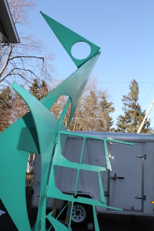 Monumental Waylande Gregory Iron Bird Sculpture 4