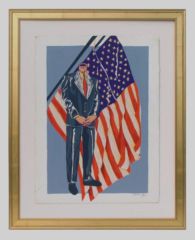Une grande image du groupe collaboratif Artfux fondé en 1990. Ce travail a très probablement été influencé par l'un des fondateurs Ray Arcadio. Voici ce qu'on peut lire sur son site web ;
Pour l'artiste Ray Aracdio, Occupy Wall Street est