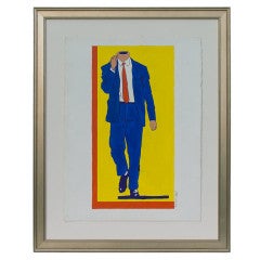Retro Painting of a headless leader by Artfux