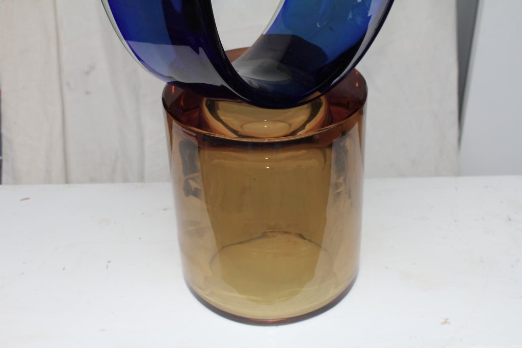 Italian Glass sculpture for Oggetti by Cammozzo & Raffaeli Ars Murano