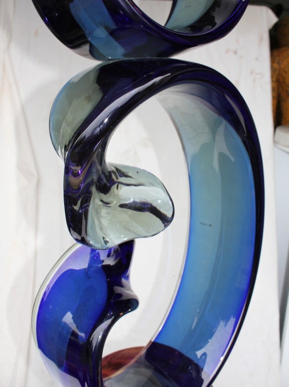 Blown Glass Glass sculpture for Oggetti by Cammozzo & Raffaeli Ars Murano