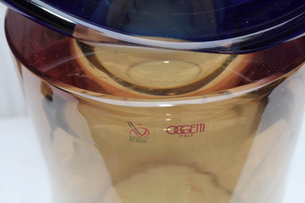 Glass sculpture for Oggetti by Cammozzo & Raffaeli Ars Murano 2