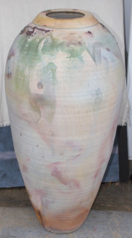 raku tall vase