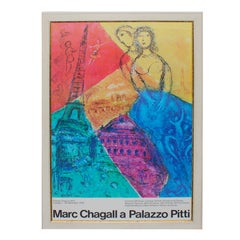 Chagall Exhibition Poster for a Pitti Palace Exhibition, 1978