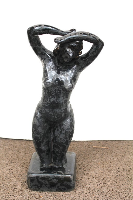 Elegant scavo hand blown nude