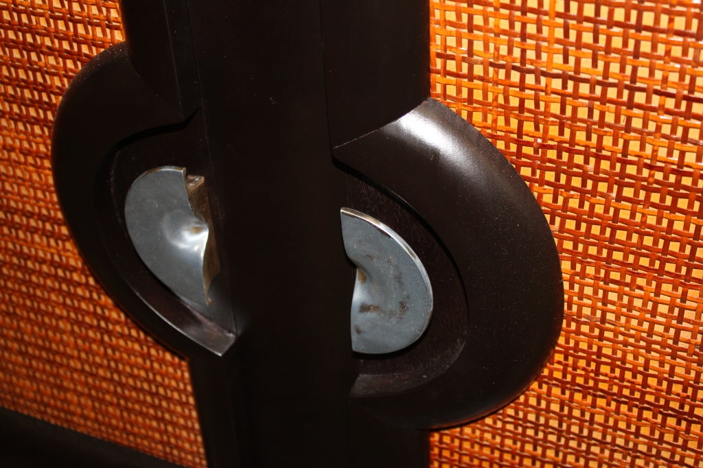 Paul Laszlo cane front cabinet