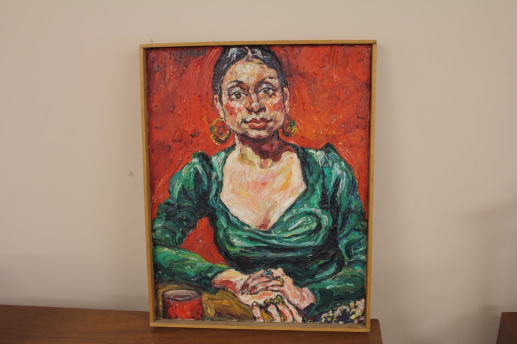 1974 Portrait by Noted NY Artist Philip Sherrod