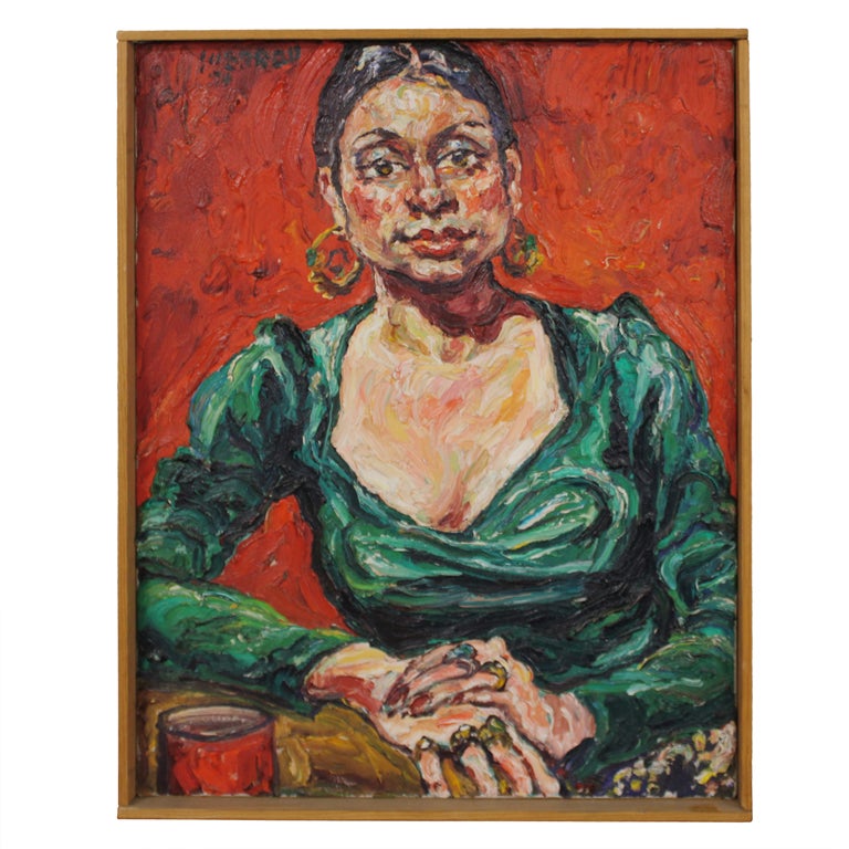 1974 Portrait by Noted NY Artist Philip Sherrod