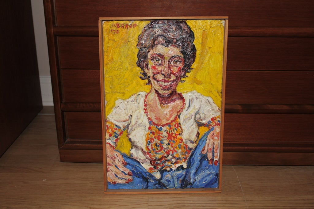 1973 Abstract Portrait by Philip Sherrod