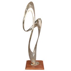 Bill Keating (b 1932) abstract Bronze Crowning Point