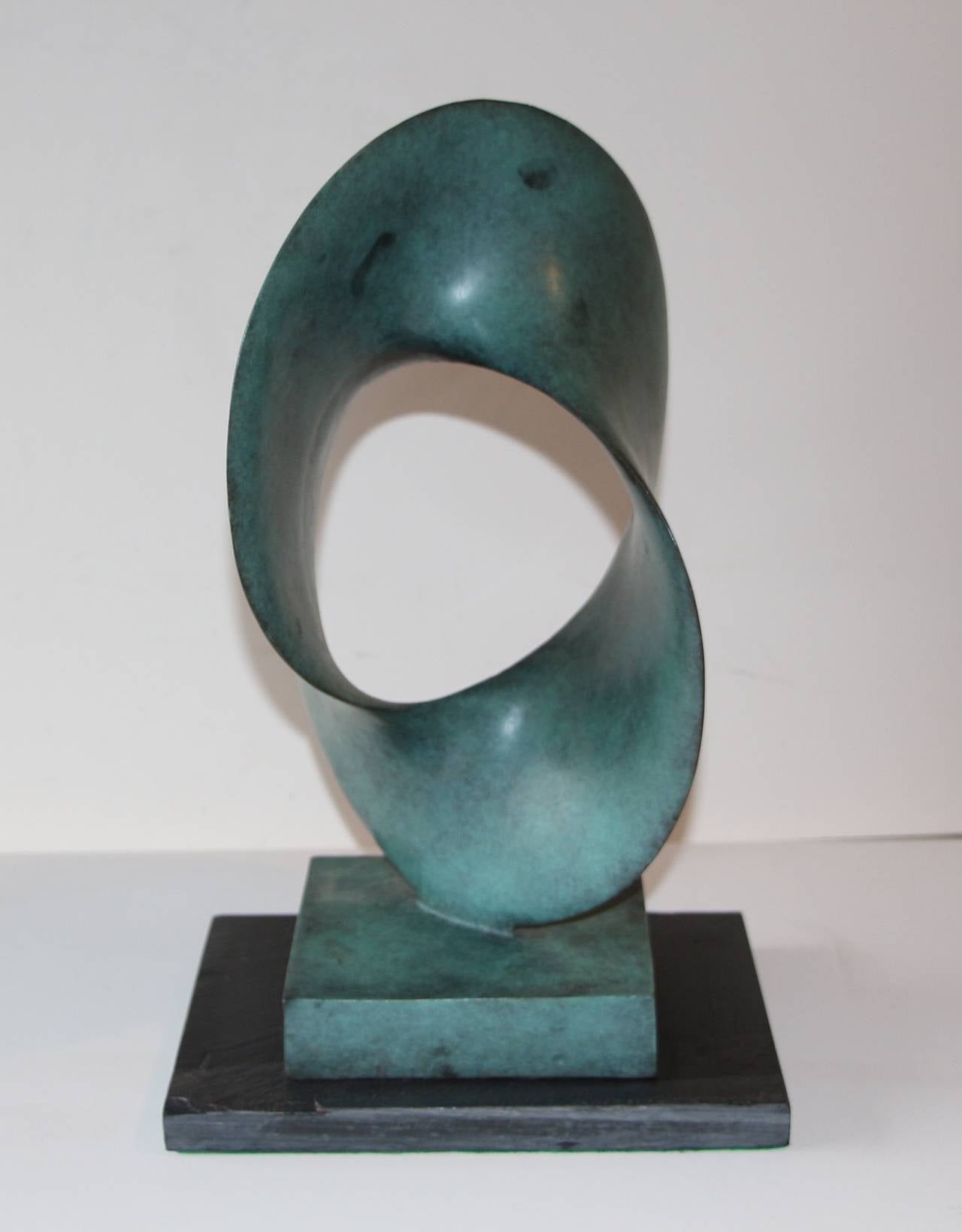 A great bronze wonderfully patinated and mounted on a slate base. It is signed Schumacher and dated 1989. We were lucky to acquire a number of this artist's works.
From a 2012 article the following provides some insight into the artist:
Gloucester