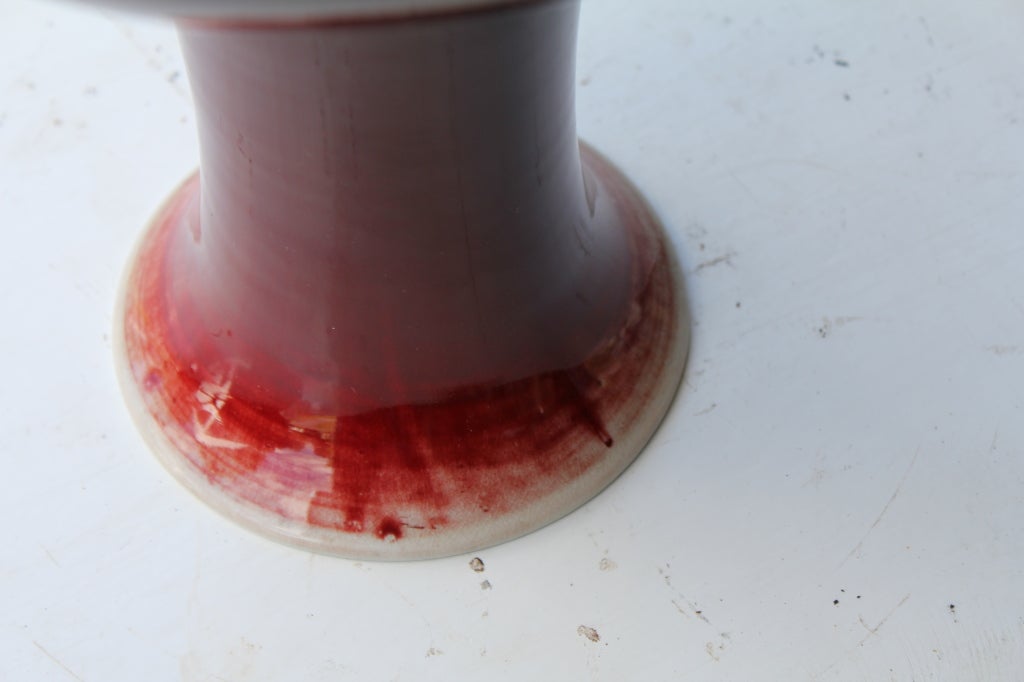 XX secolo Vaso cinese color sangue di bue in vendita