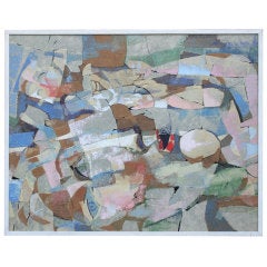 Used 1970's large abstract by Wiilliam McCloy
