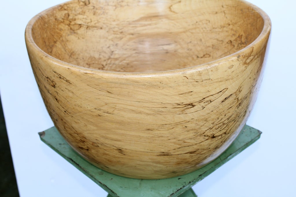 Artisan Hand Turned Exotic Burl Wood Bowl 3