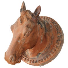 Terracotta Horse Head Trade Sign