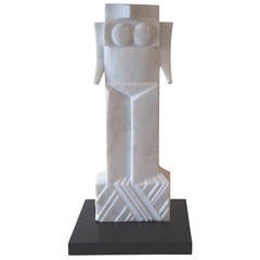 1990 Fred Schumm Whimsical Carved Stone Figure 7