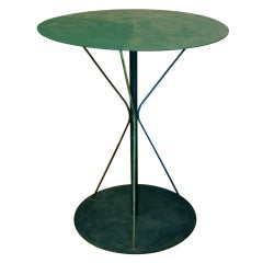 Painted Iron Outdoor Table