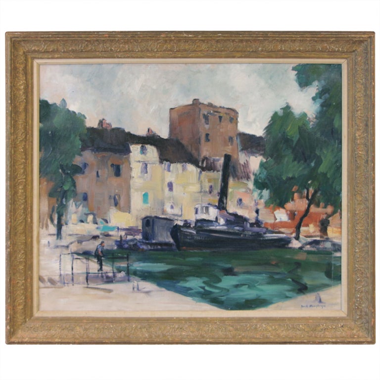 David Humphreys Oil On Canvas American Artist Painted In Paris at 1stdibs