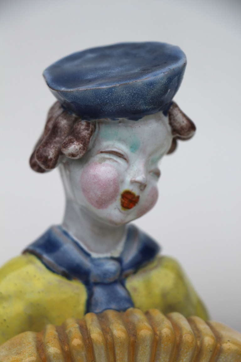 Hand-Crafted Secessionist Figures by Hungarian Maria Rahmer For Sale