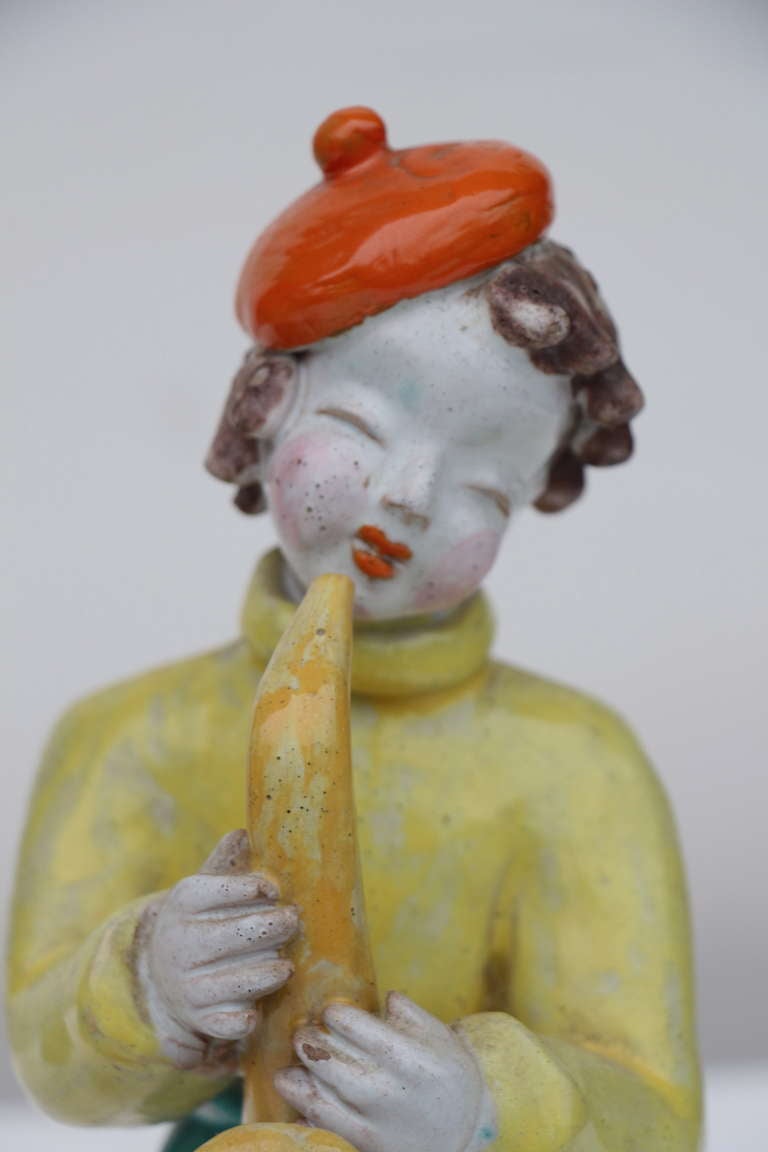 Mid-20th Century Secessionist Figures by Hungarian Maria Rahmer For Sale