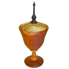 Graceful turned wood bowl by Paul Maurer 7