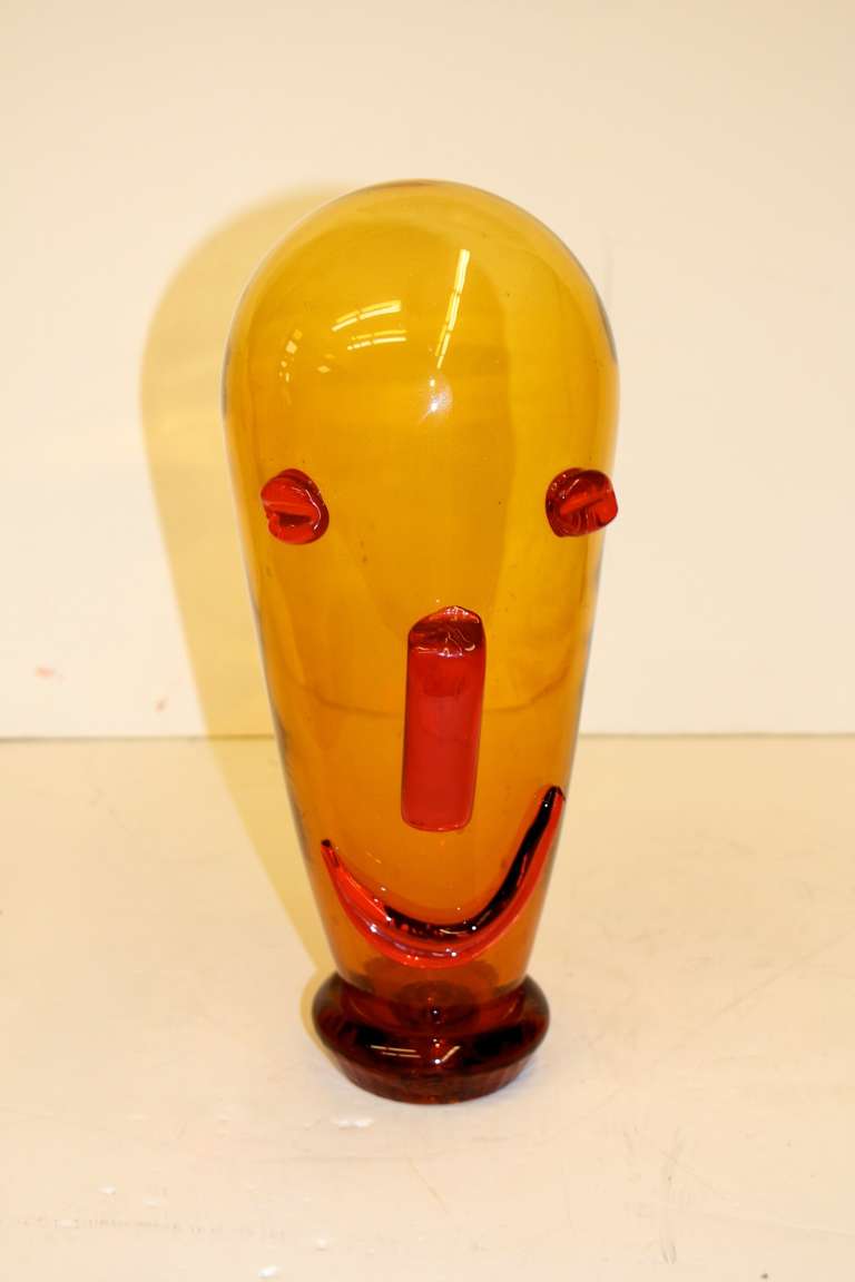 Unknown Whimsical Glass Face