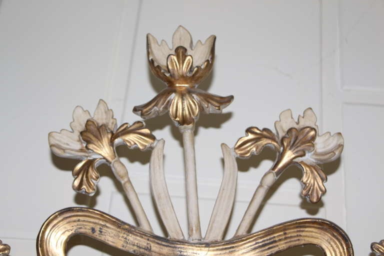 Art Nouveau Mirror With Etched Stars 2