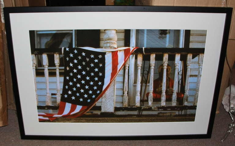 A digital c print from a slide circa 1990 of a great still life composition. Matte opening is approximately 17.75x29 inches. dimensions given below are for the frame.